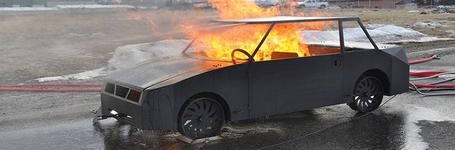 Mobile Car Fire Trainer